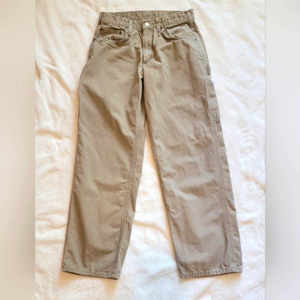 Carhartt Khaki Work Pants 30 x 32